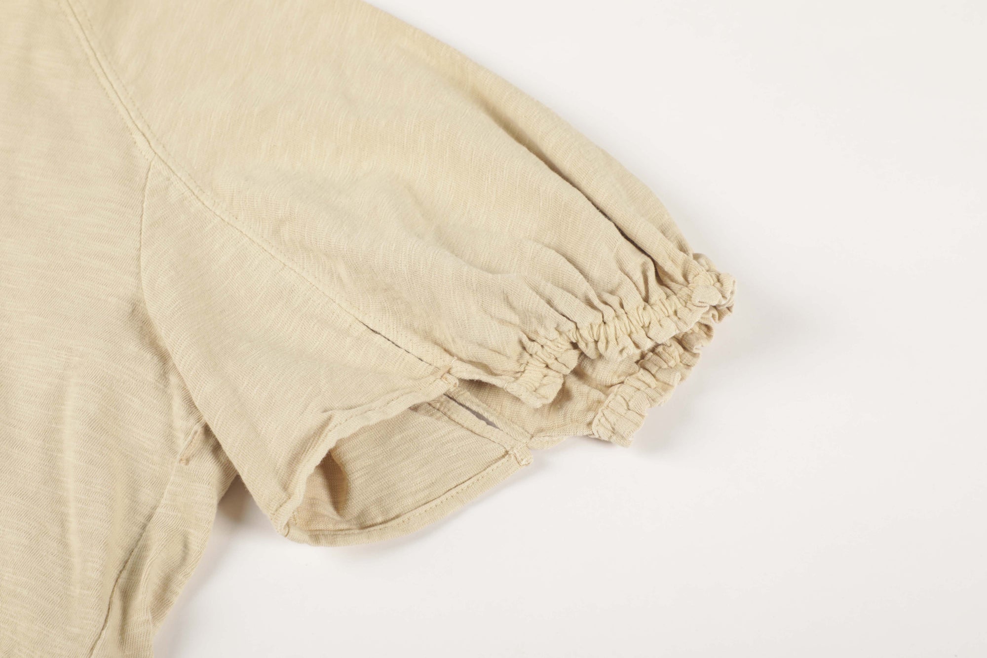 Hindley flare herbal dye top in beige