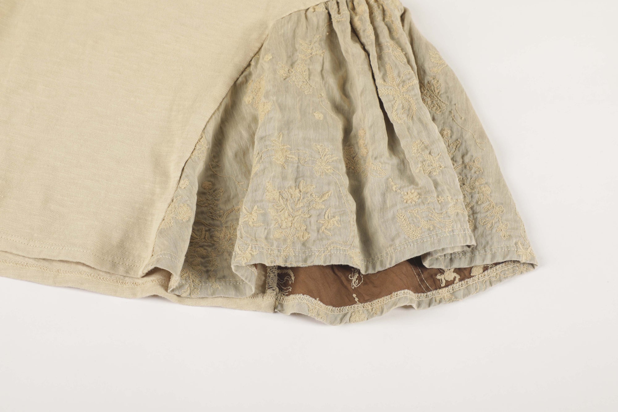 Hindley flare herbal dye top in beige