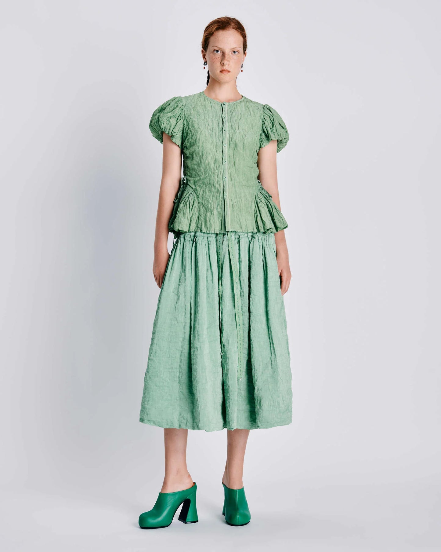 Hilma blouse in green
