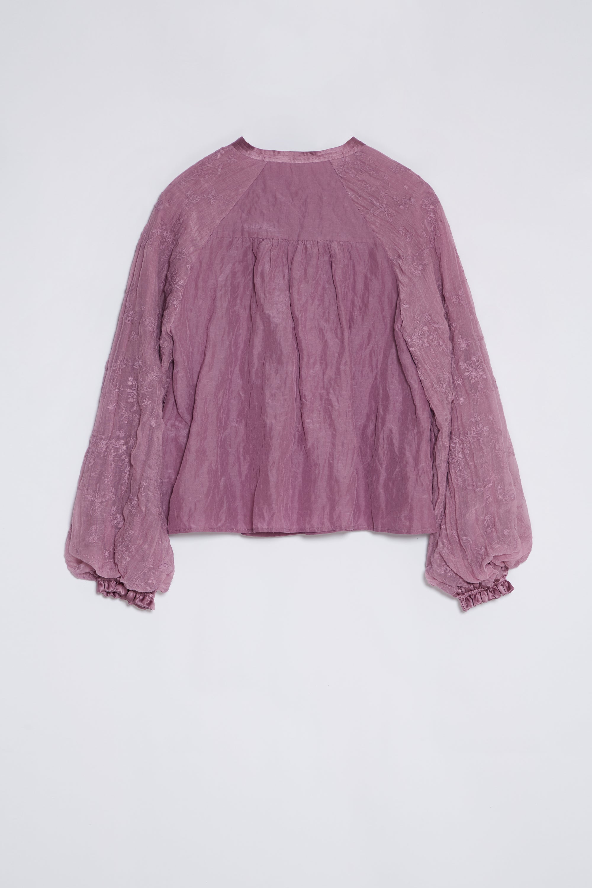 Hardin herbal dye blouse in purple