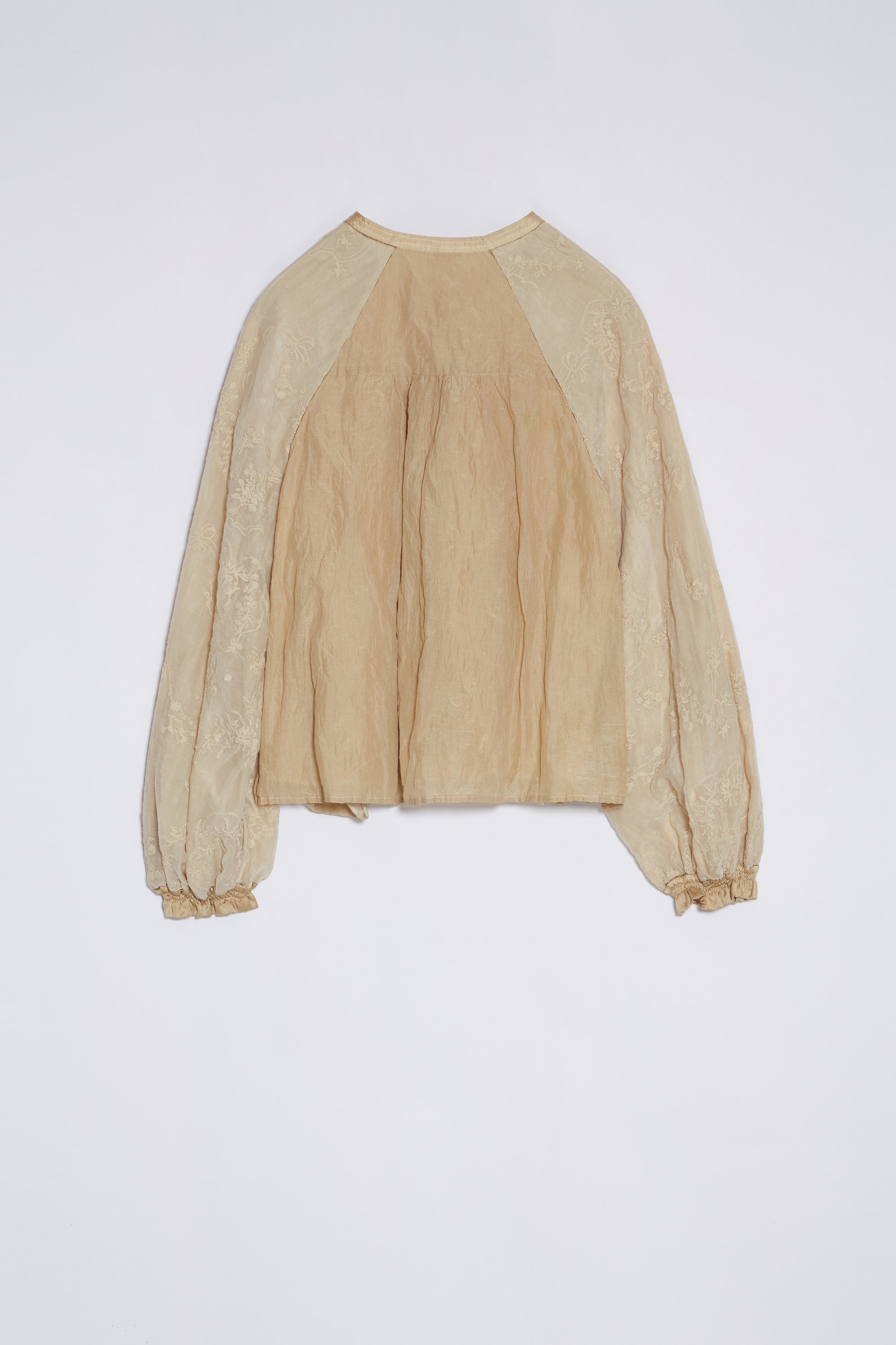 Hardin herbal dye blouse in beige