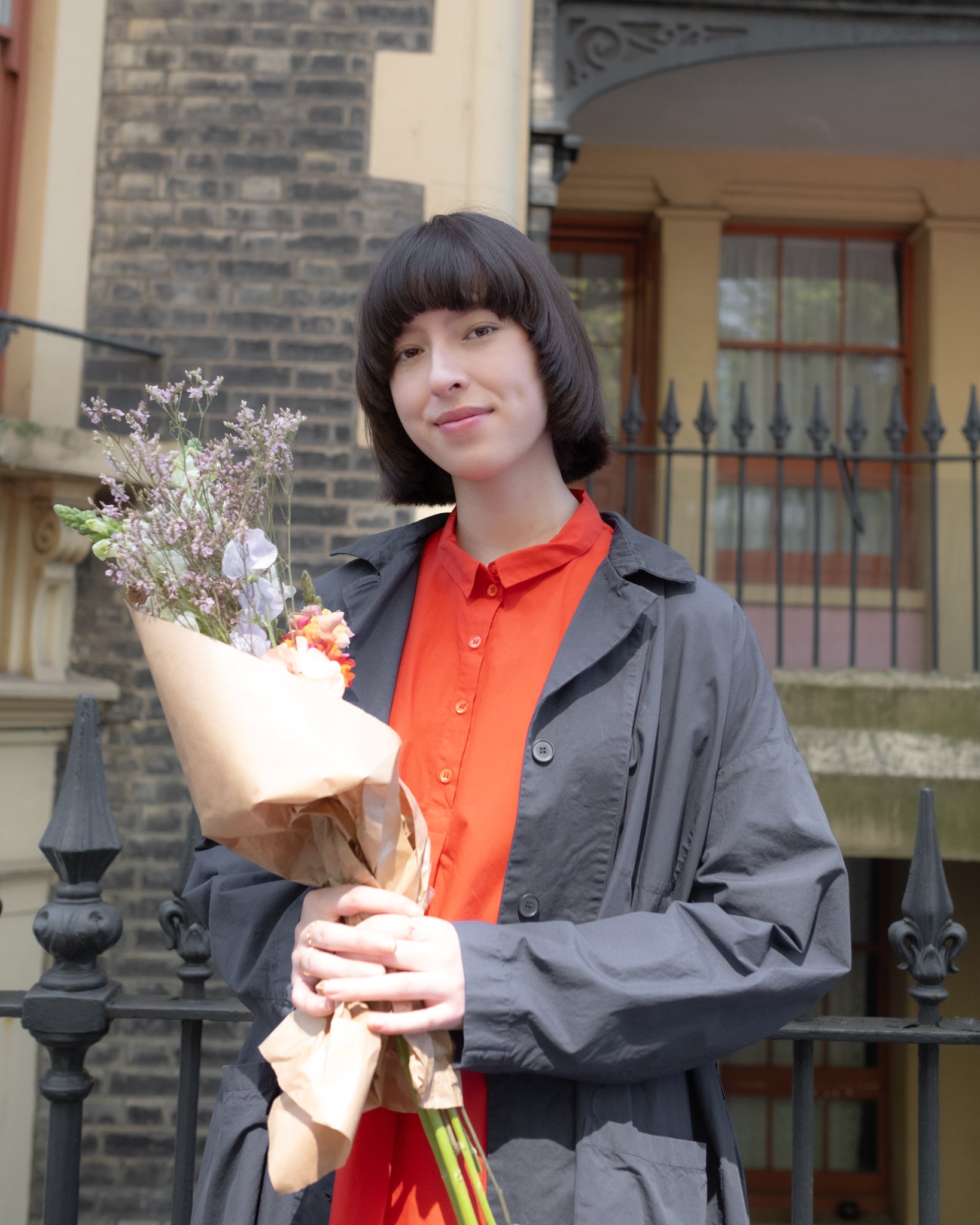 CHEMISE OVERSIZE ANDI - Red