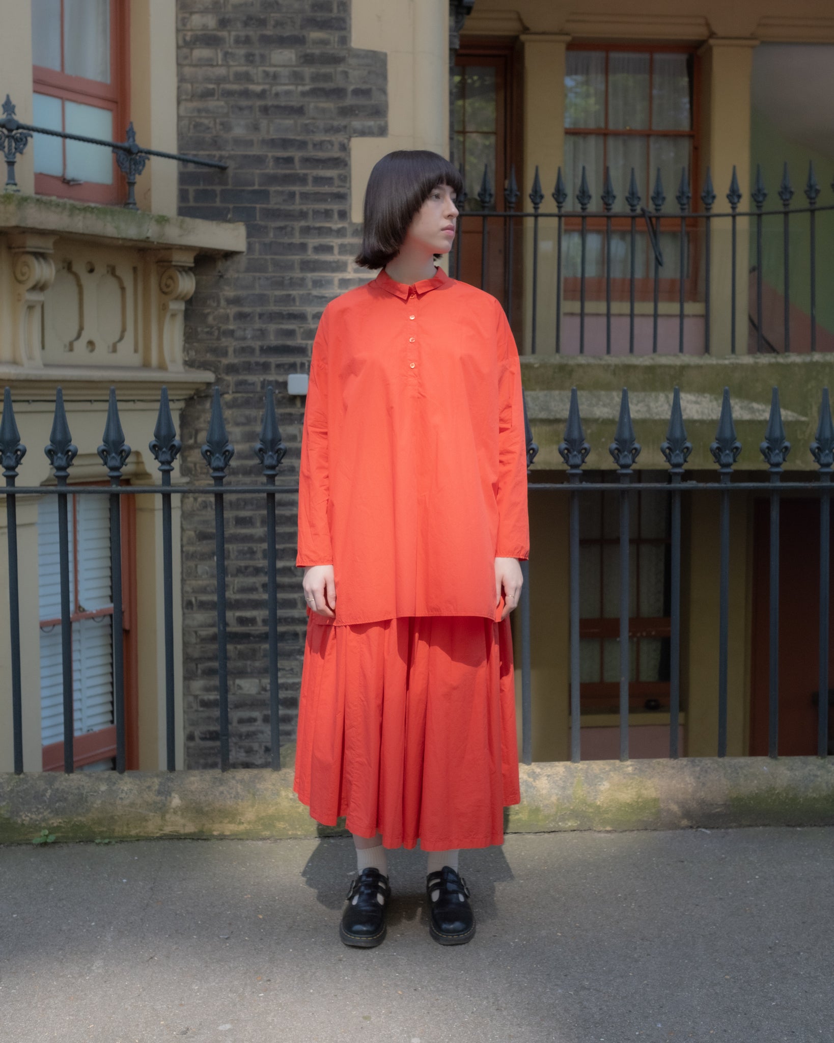 CHEMISE OVERSIZE ANDI - Red