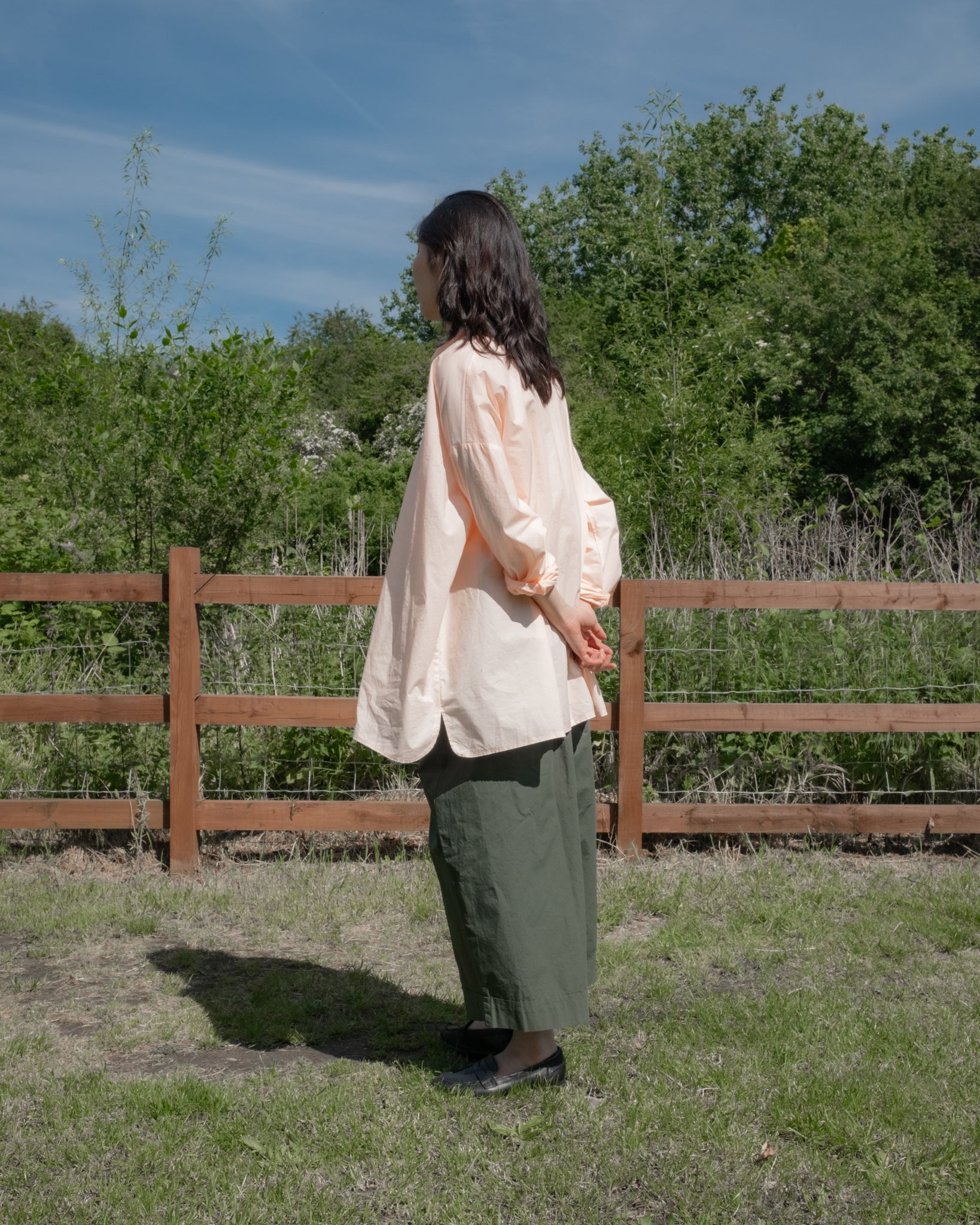 CHEMISE OVERSIZE BIBIG - Peach