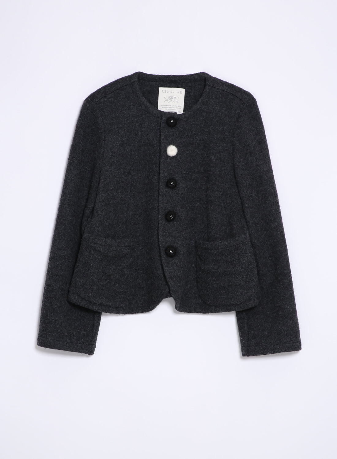 Arabella collarless jacket