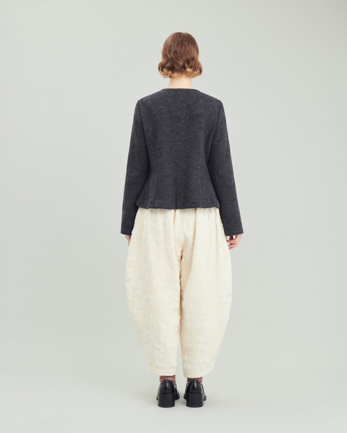 Arabella collarless jacket