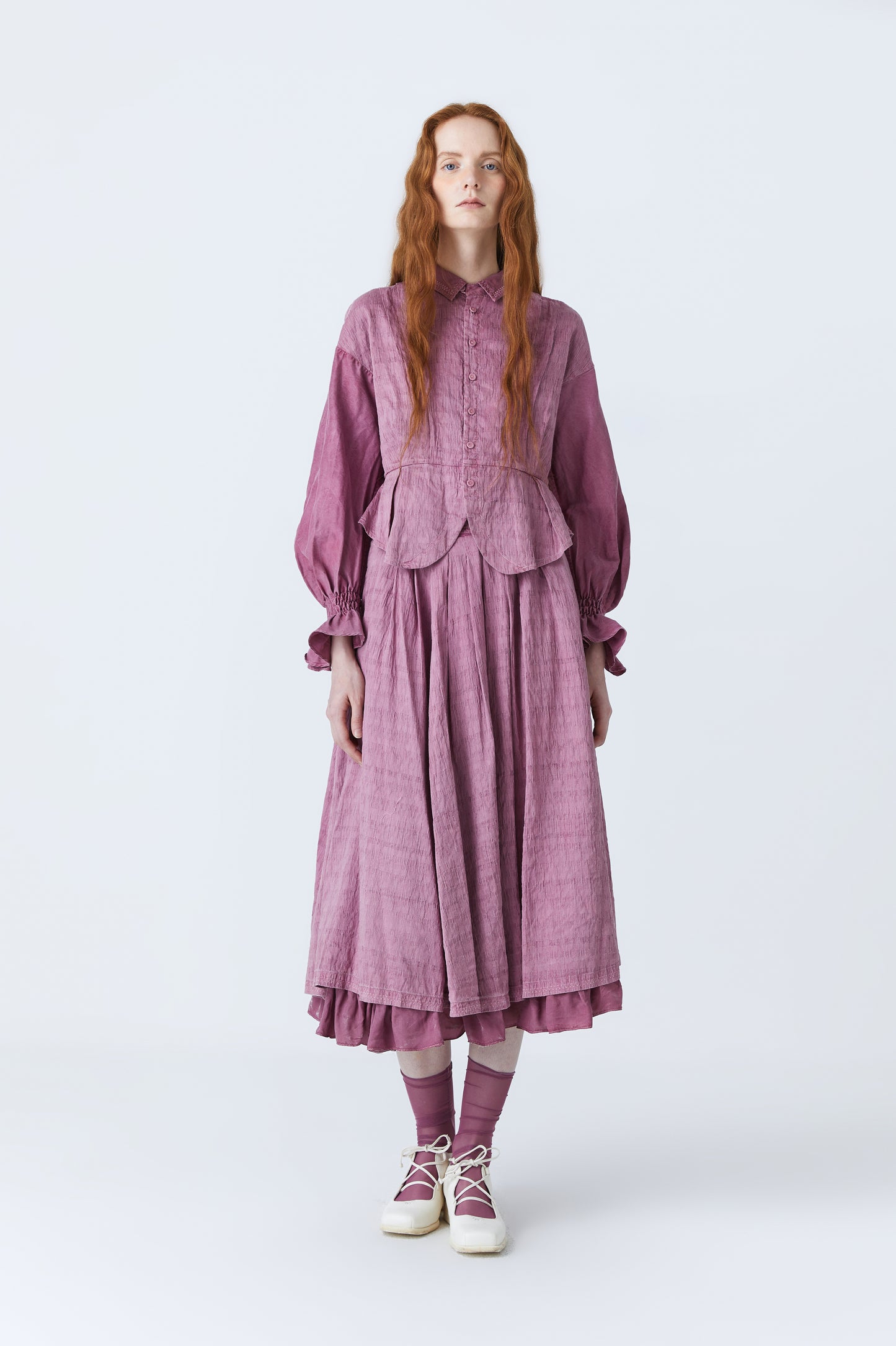 Harley herbal dye skirt in purple