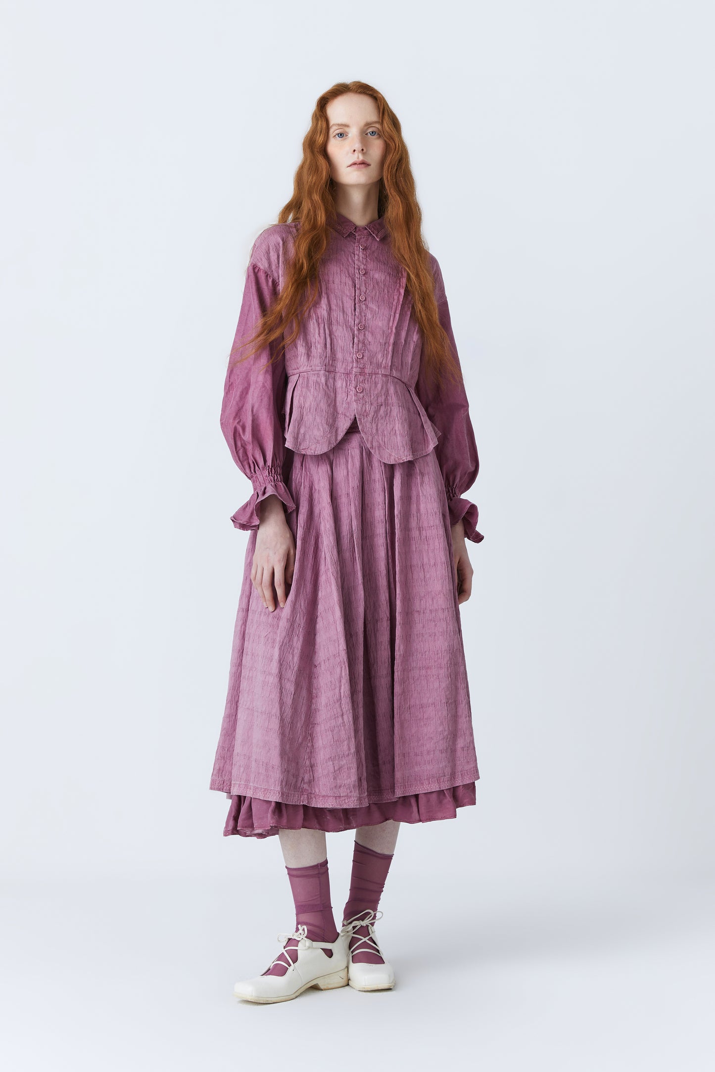 Harley herbal dye skirt in purple