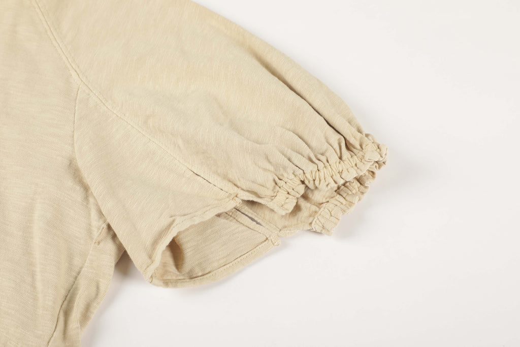 Hindley flare herbal dye top in beige