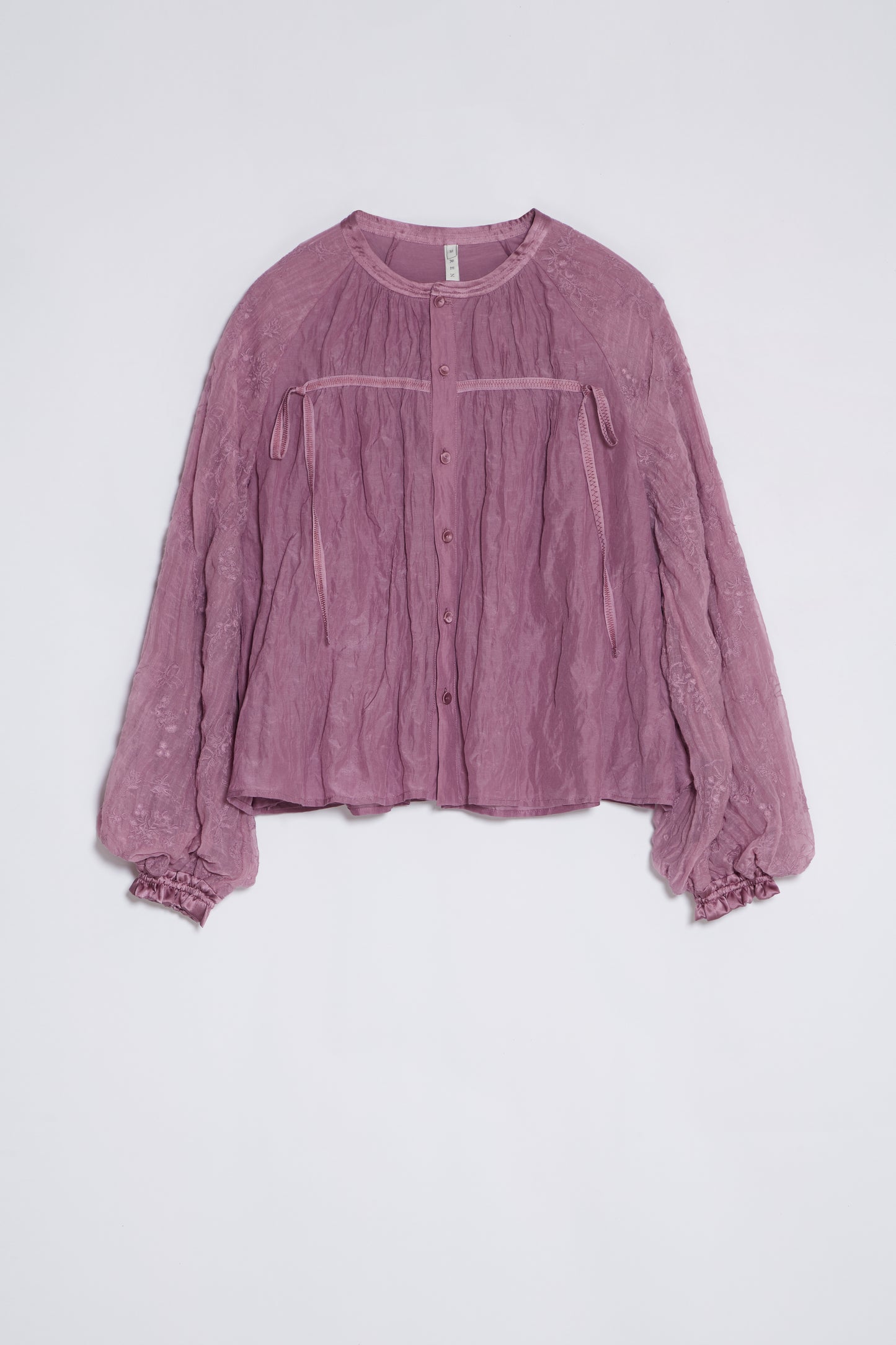 Hardin herbal dye blouse in purple
