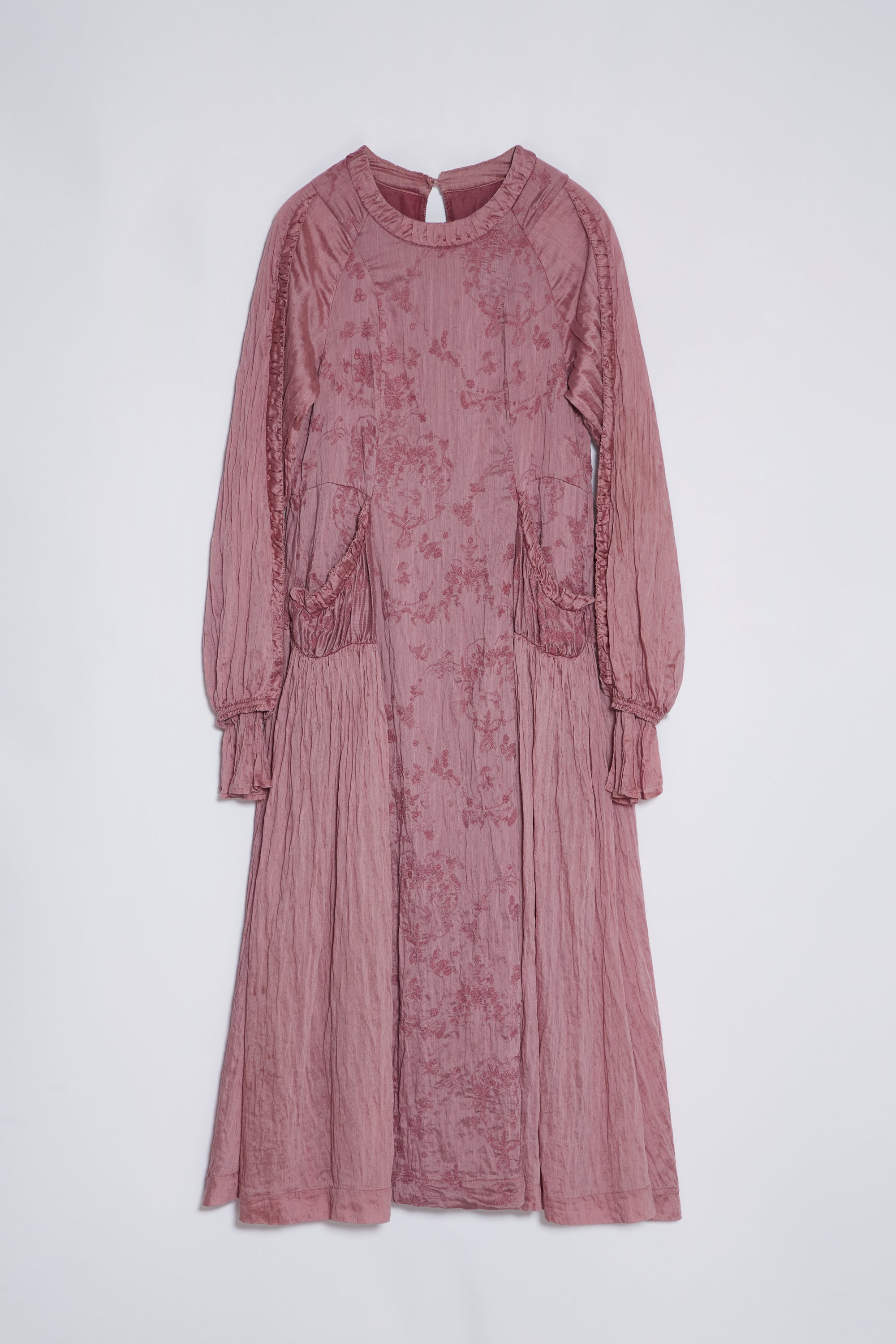 Haline herbal dye dress in purple