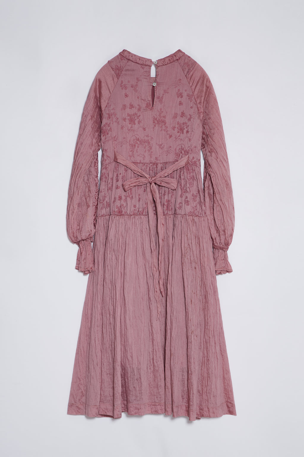 Haline herbal dye dress in purple