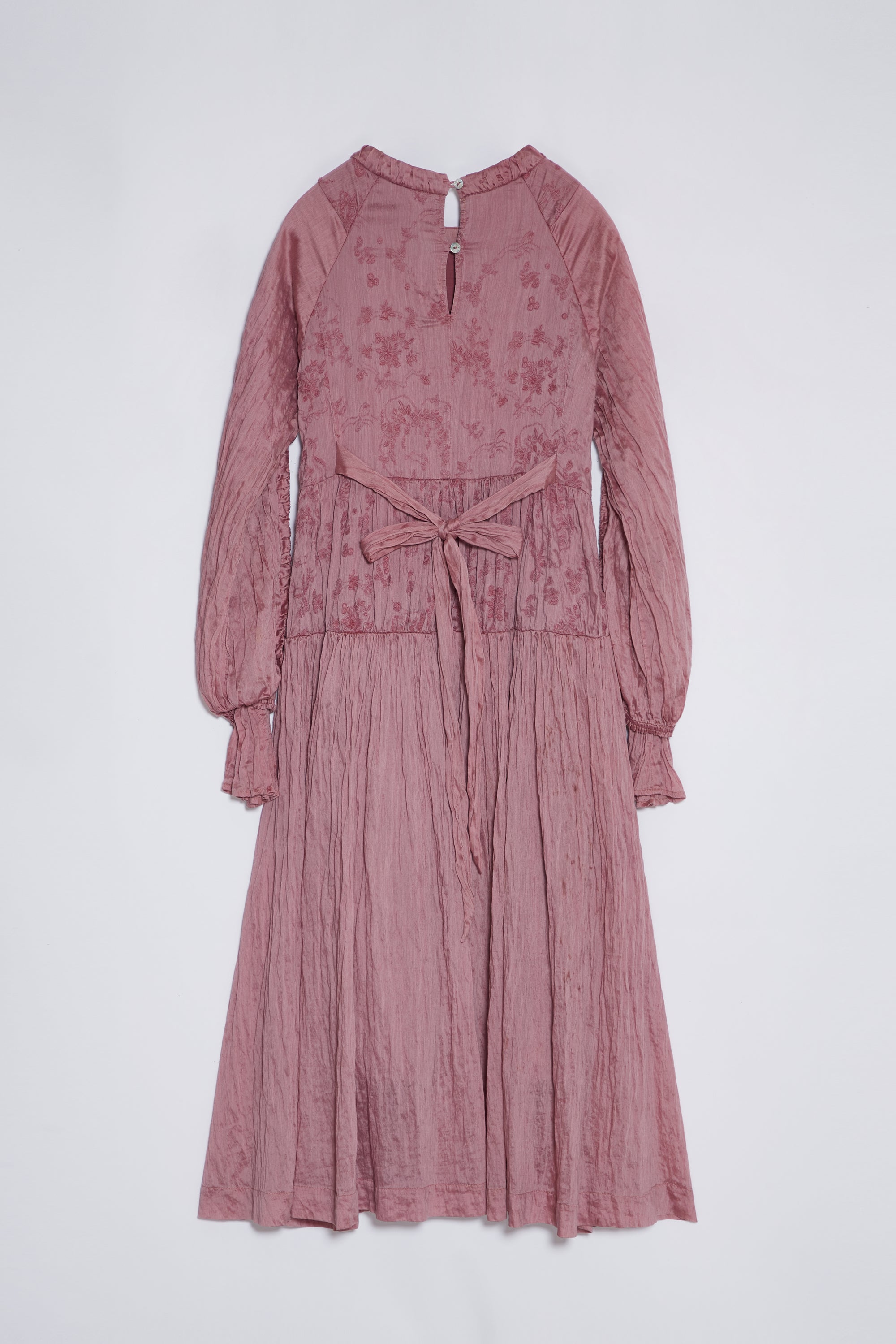 Haline herbal dye dress in purple