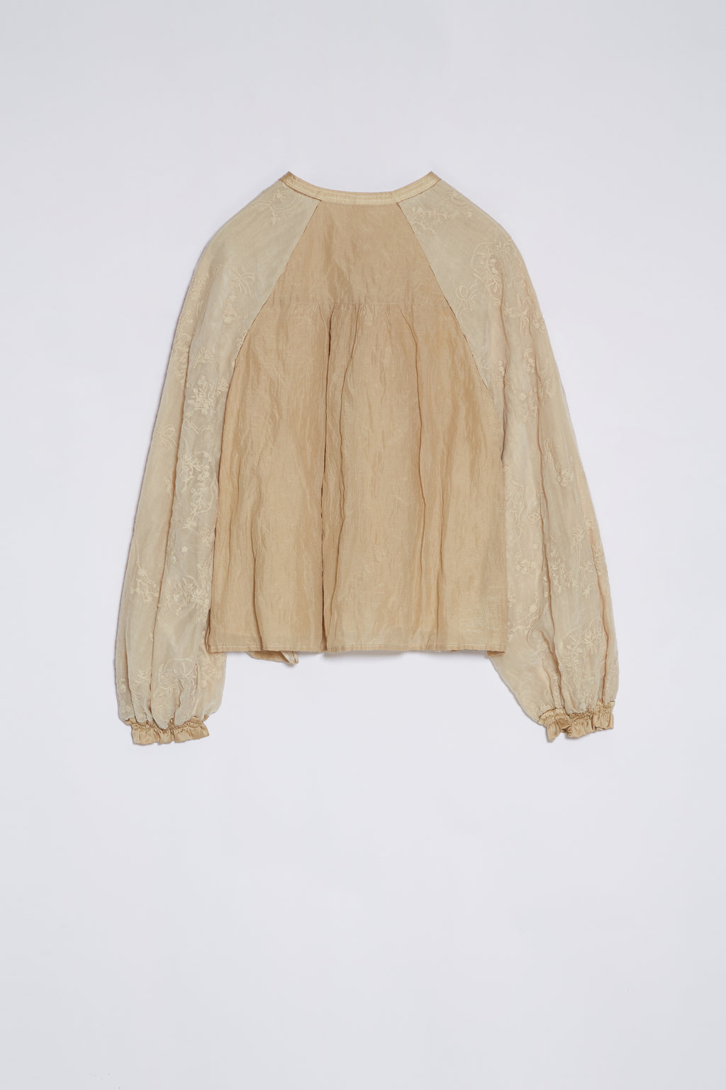 Hardin herbal dye blouse in beige