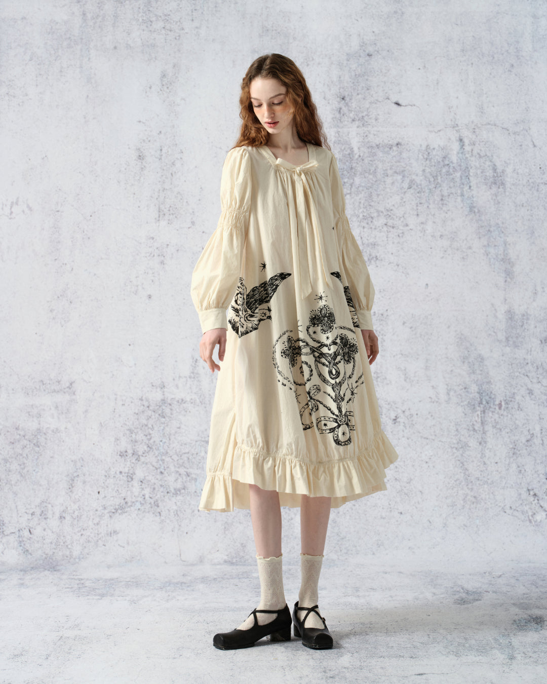 Harune dress long sleves