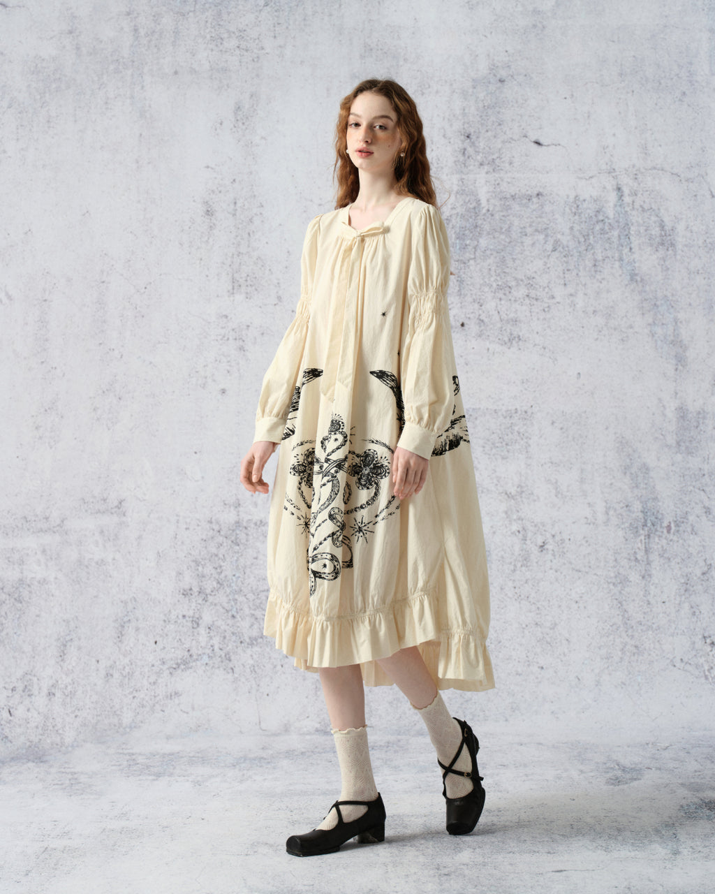 Harune dress long sleves