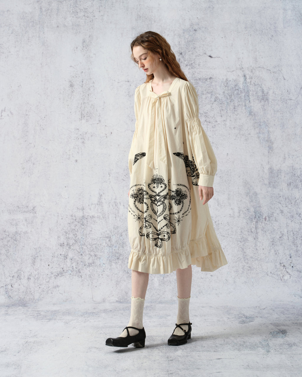 Harune dress long sleves