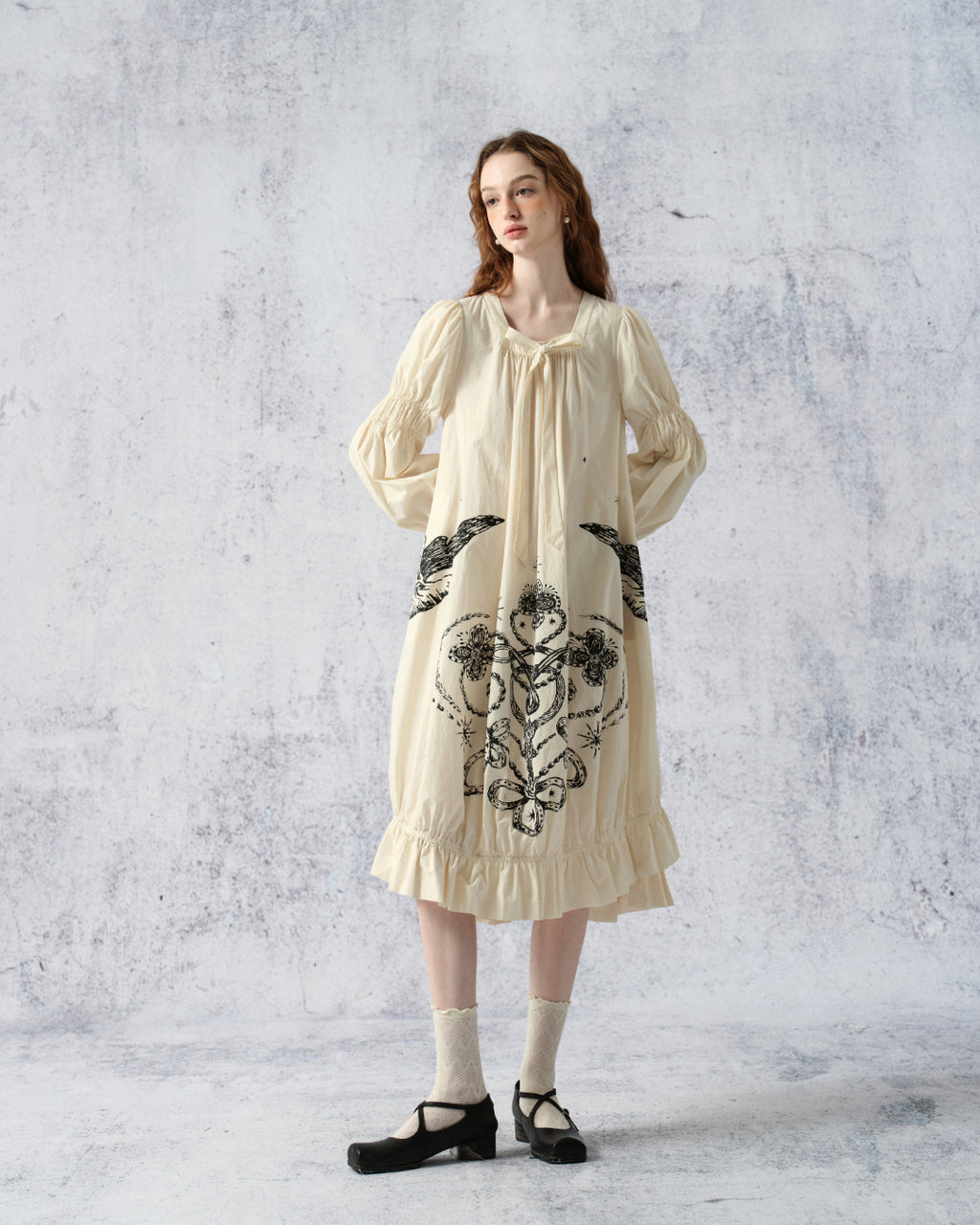 Harune dress long sleves