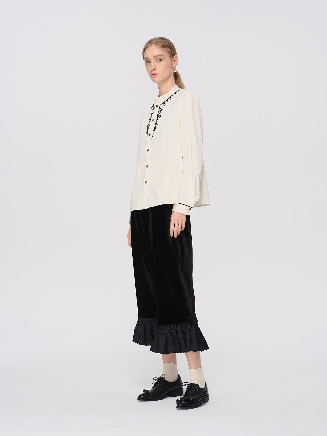 CRISTINA CAPRI TROUSERS - RENLI SU