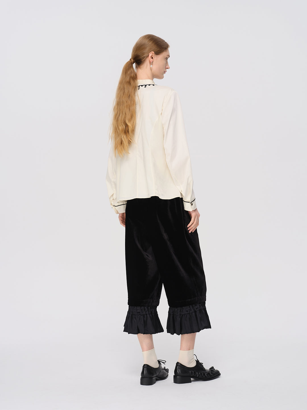 CRISTINA CAPRI TROUSERS - RENLI SU