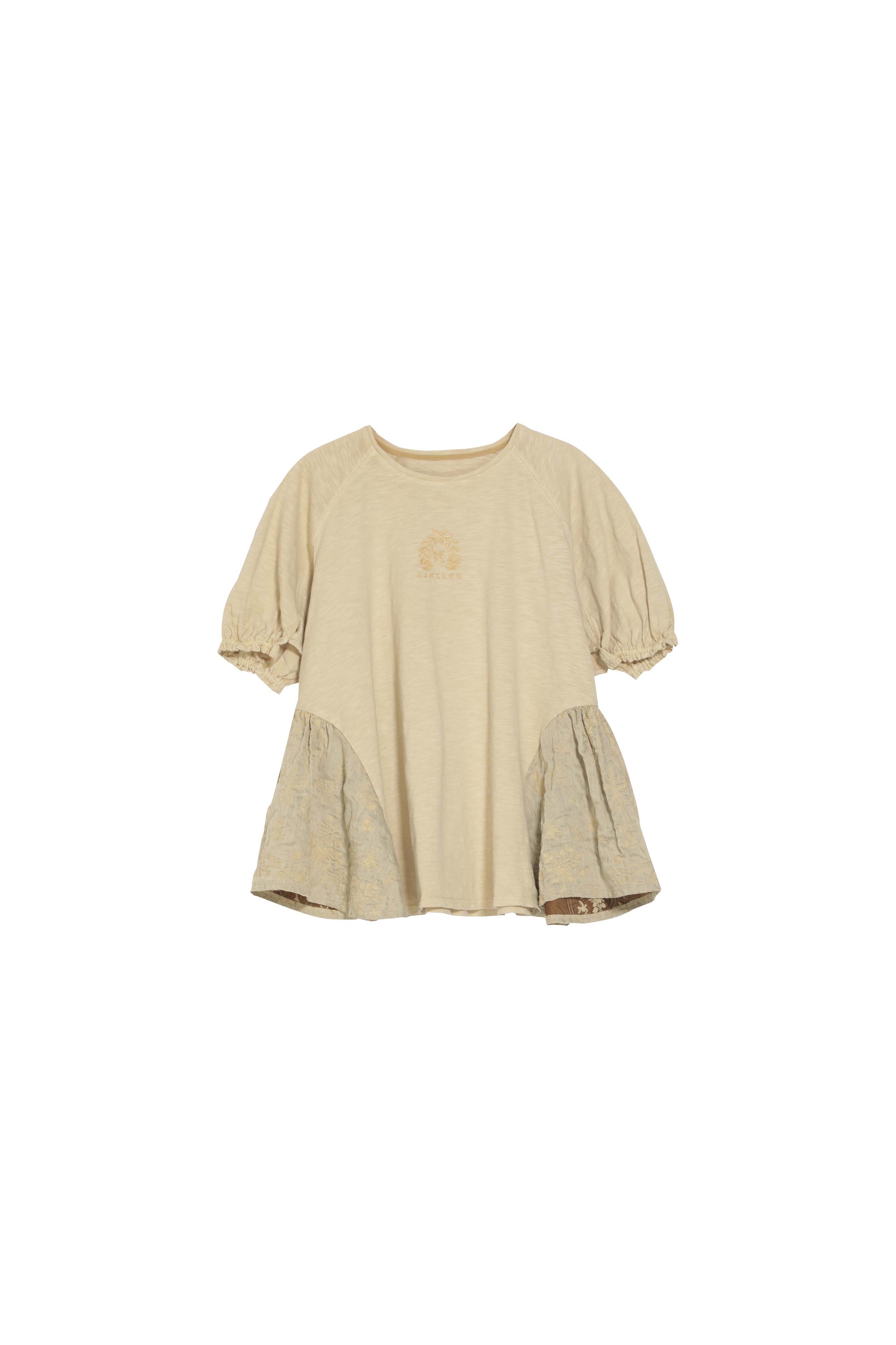 Hindley flare herbal dye top in beige
