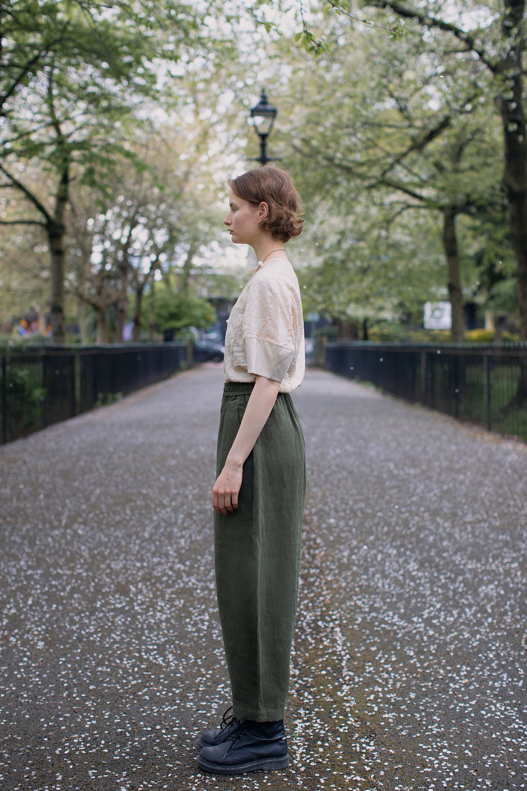 Josephine trousers Moss Green