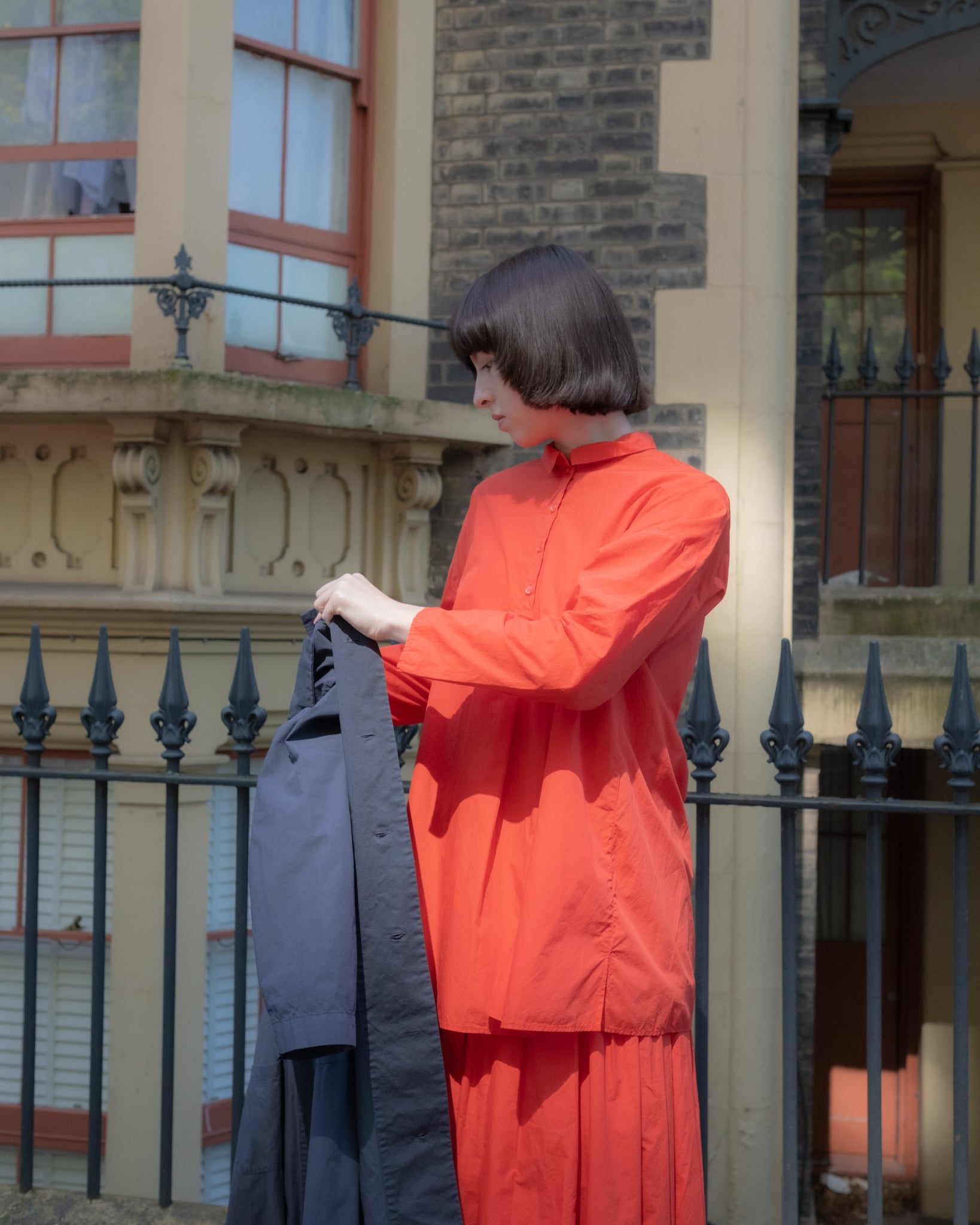 CHEMISE OVERSIZE ANDI - Red