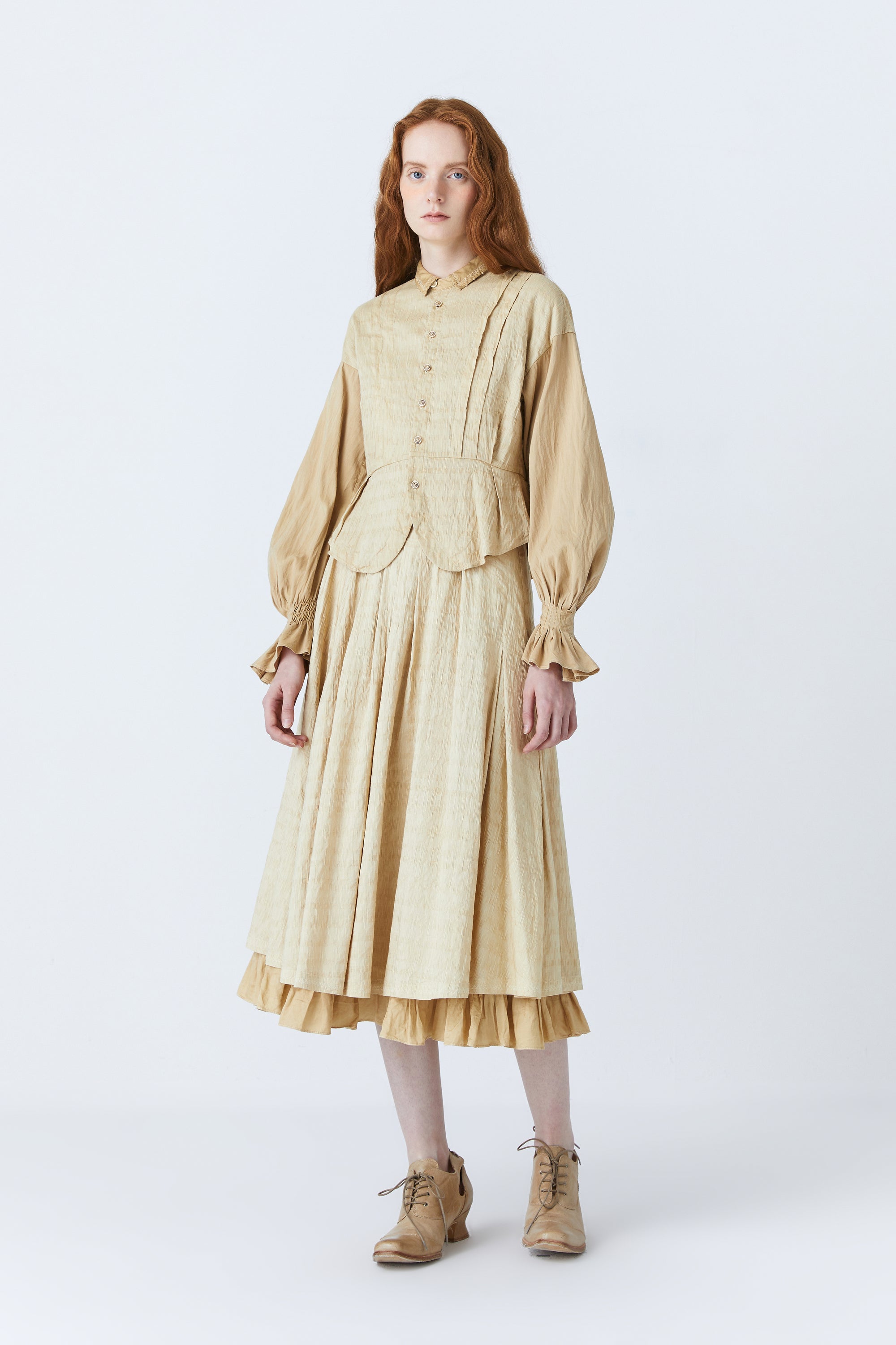Harley Herbal Dye Shirt in beige