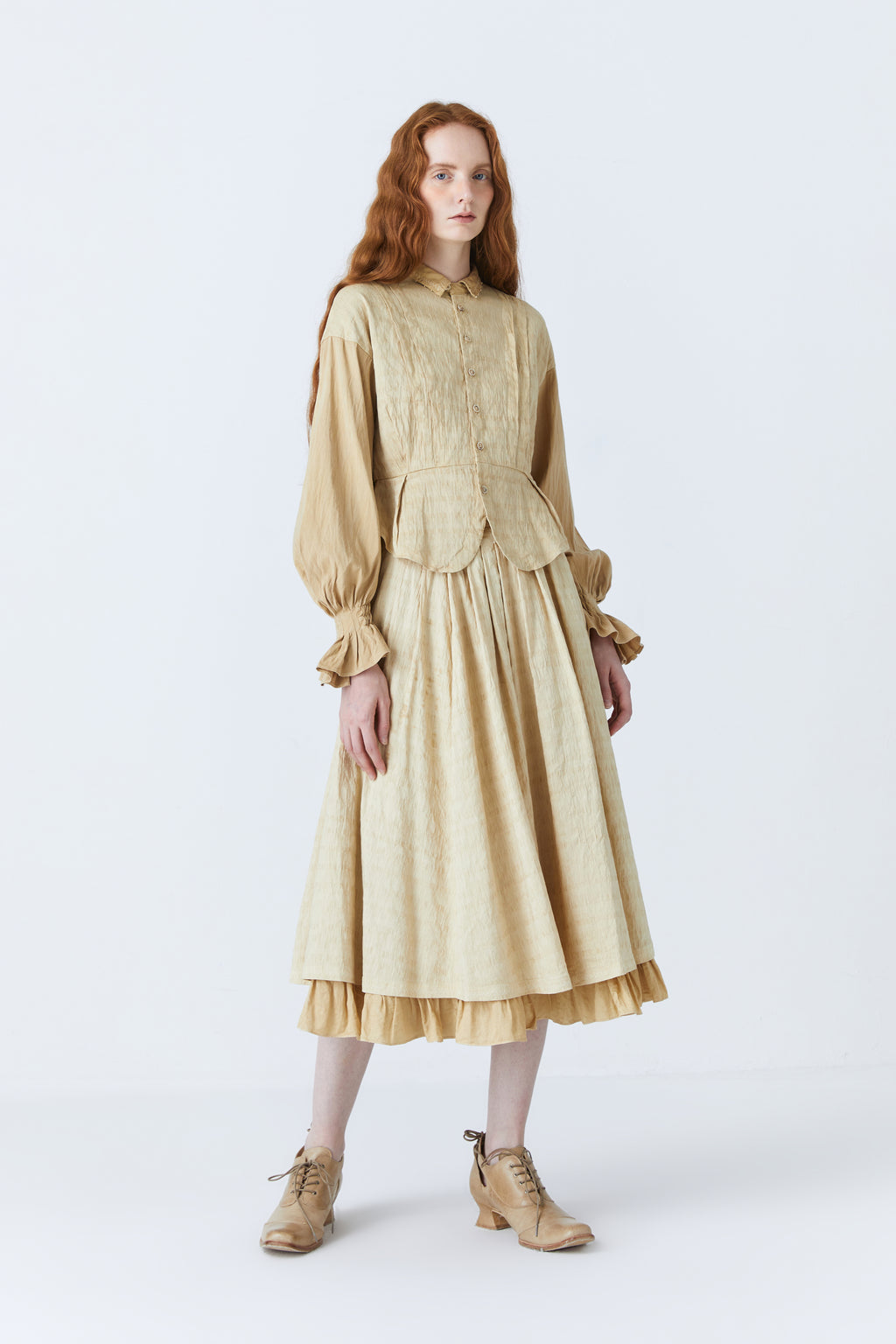 Harley Herbal Dye Shirt in beige