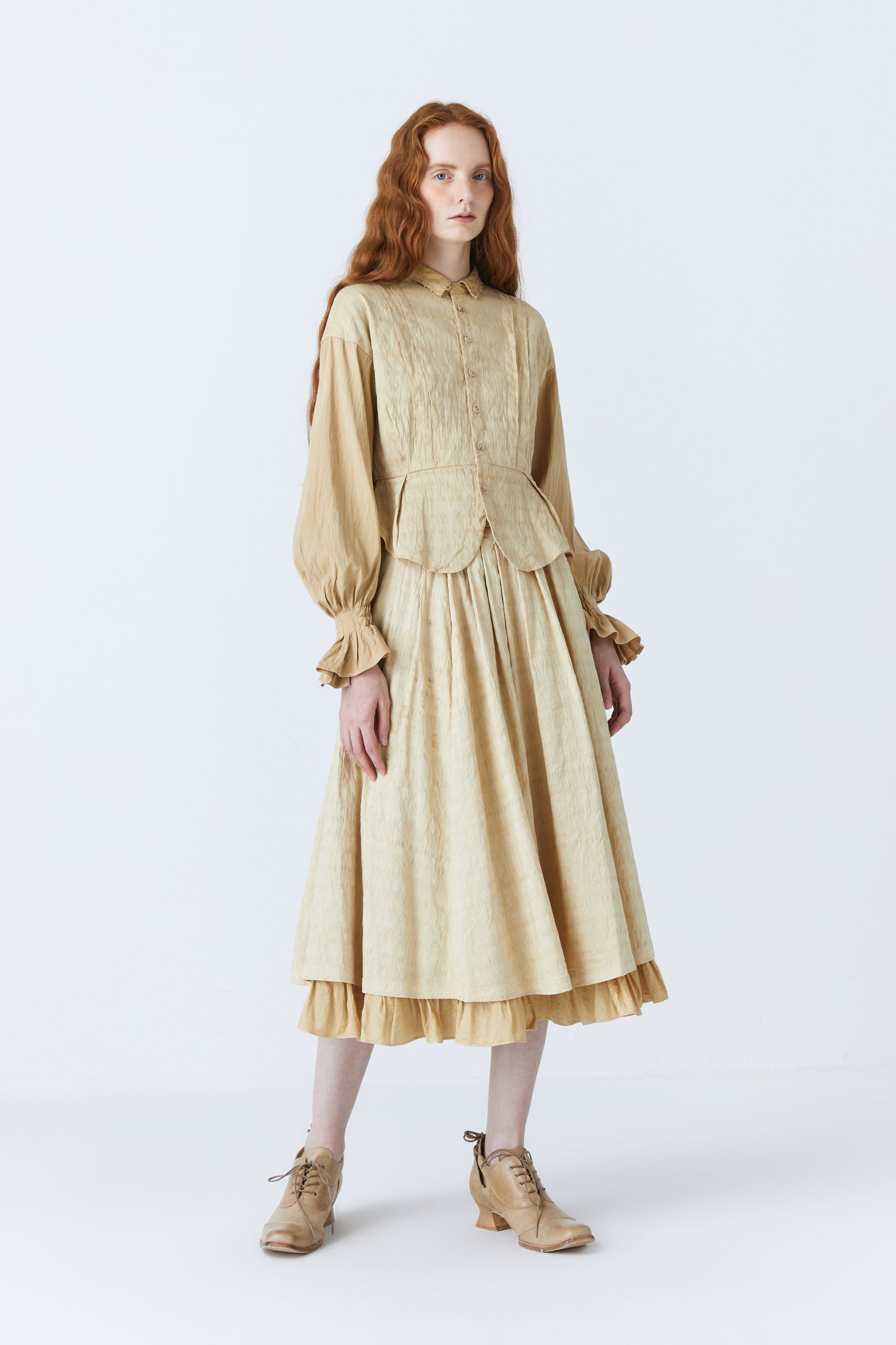 Harley Herbal Dye Shirt in beige