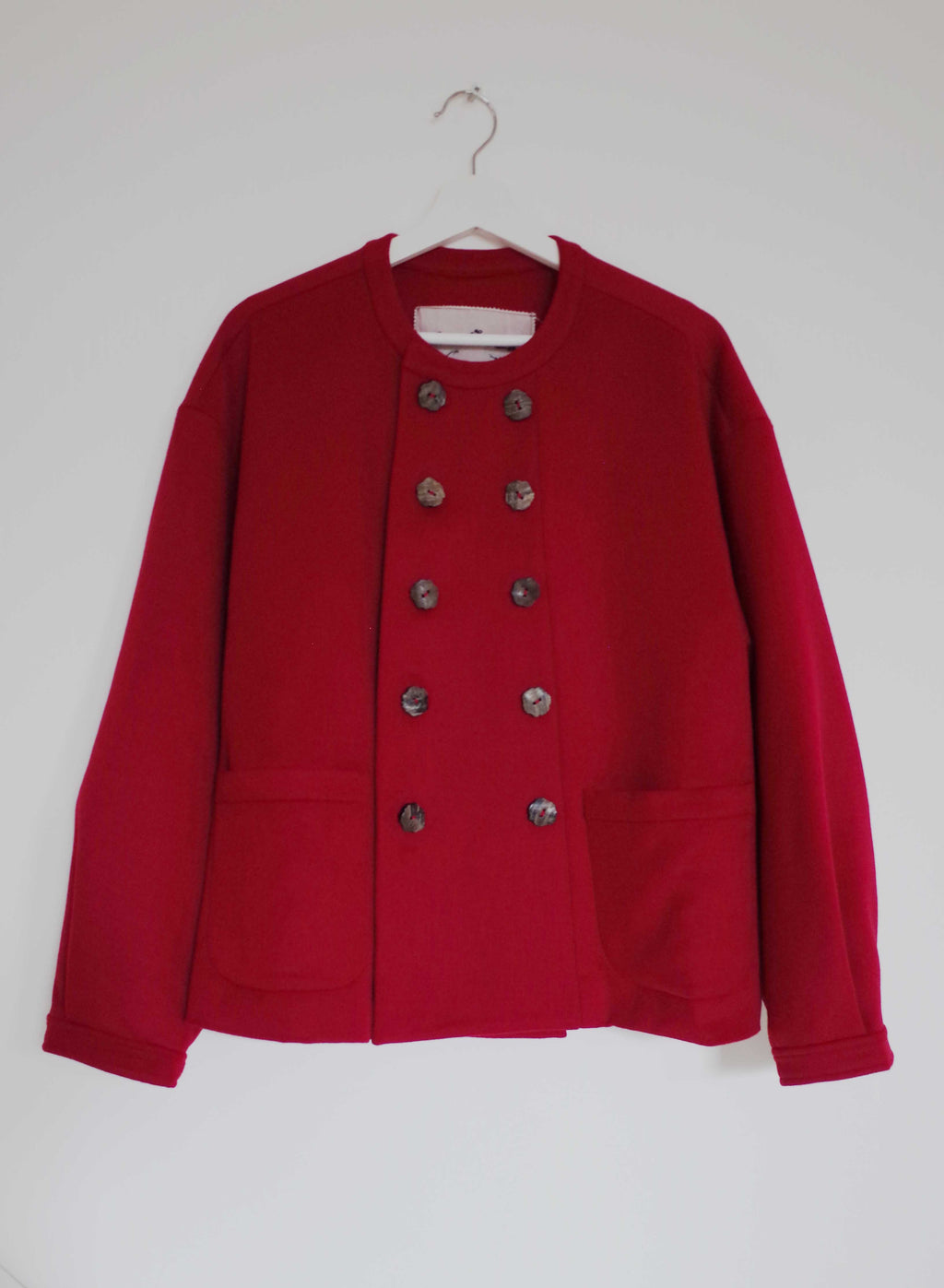Maida short coat in red