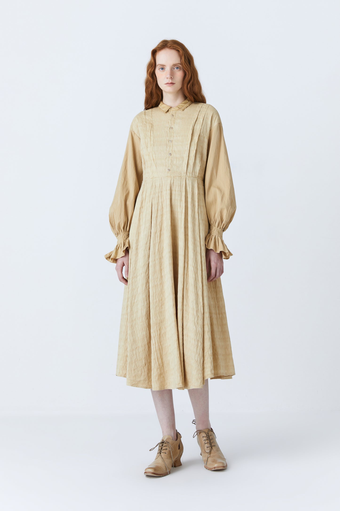 Harley herbal dye dress in beige