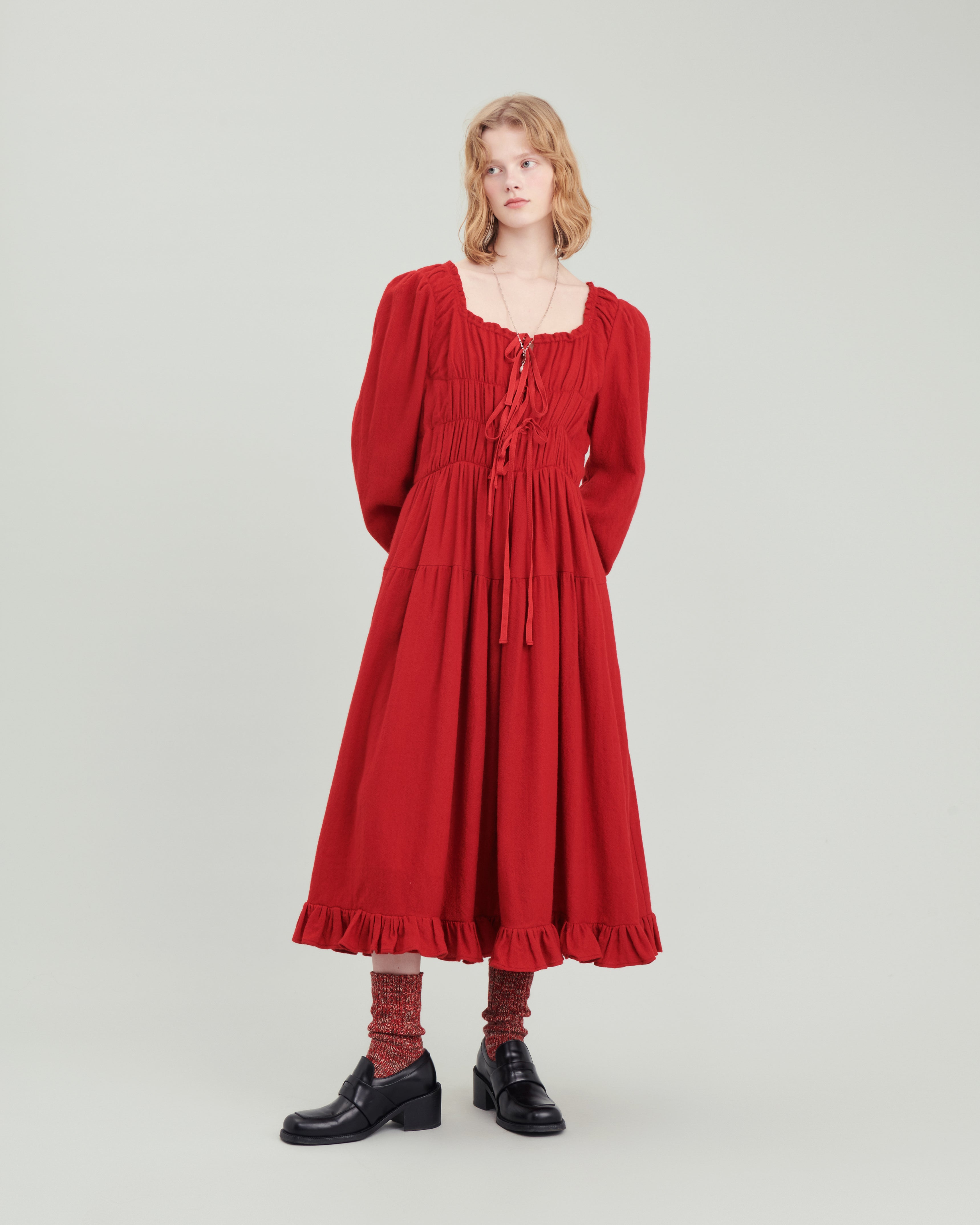 Etta dress in red