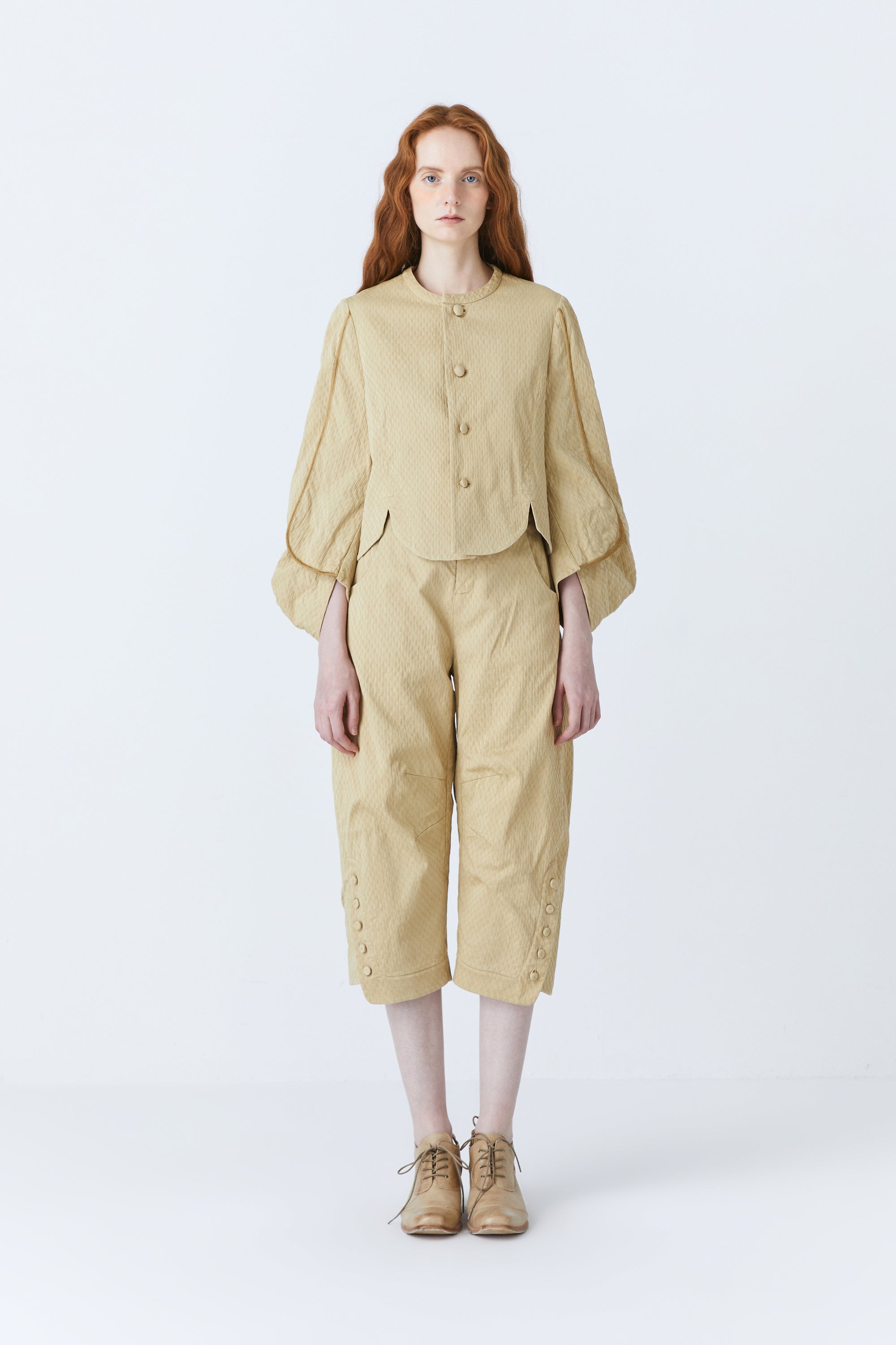 Haven herbal dye jacket in beige