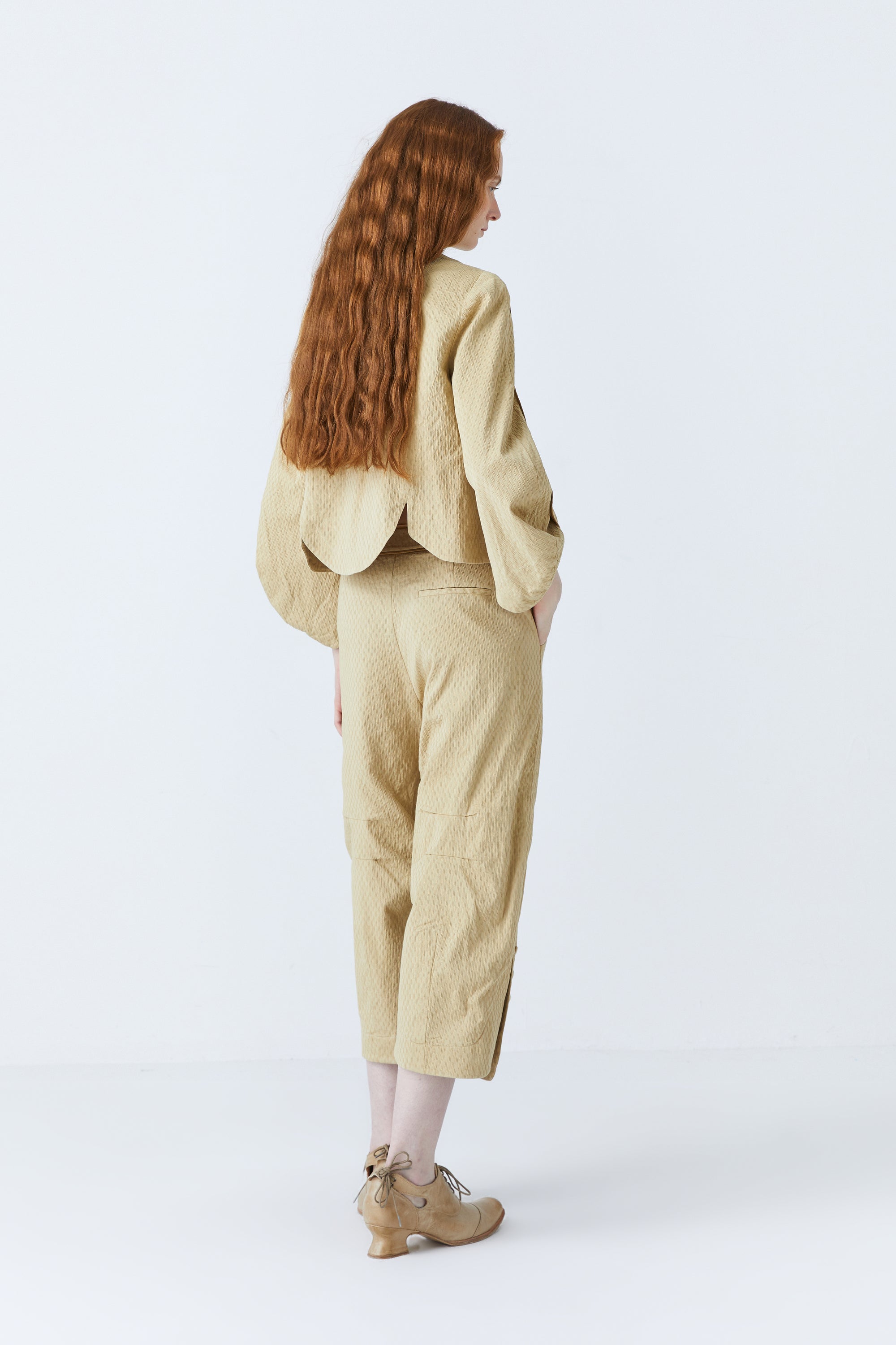 Haven herbal dye jacket in beige