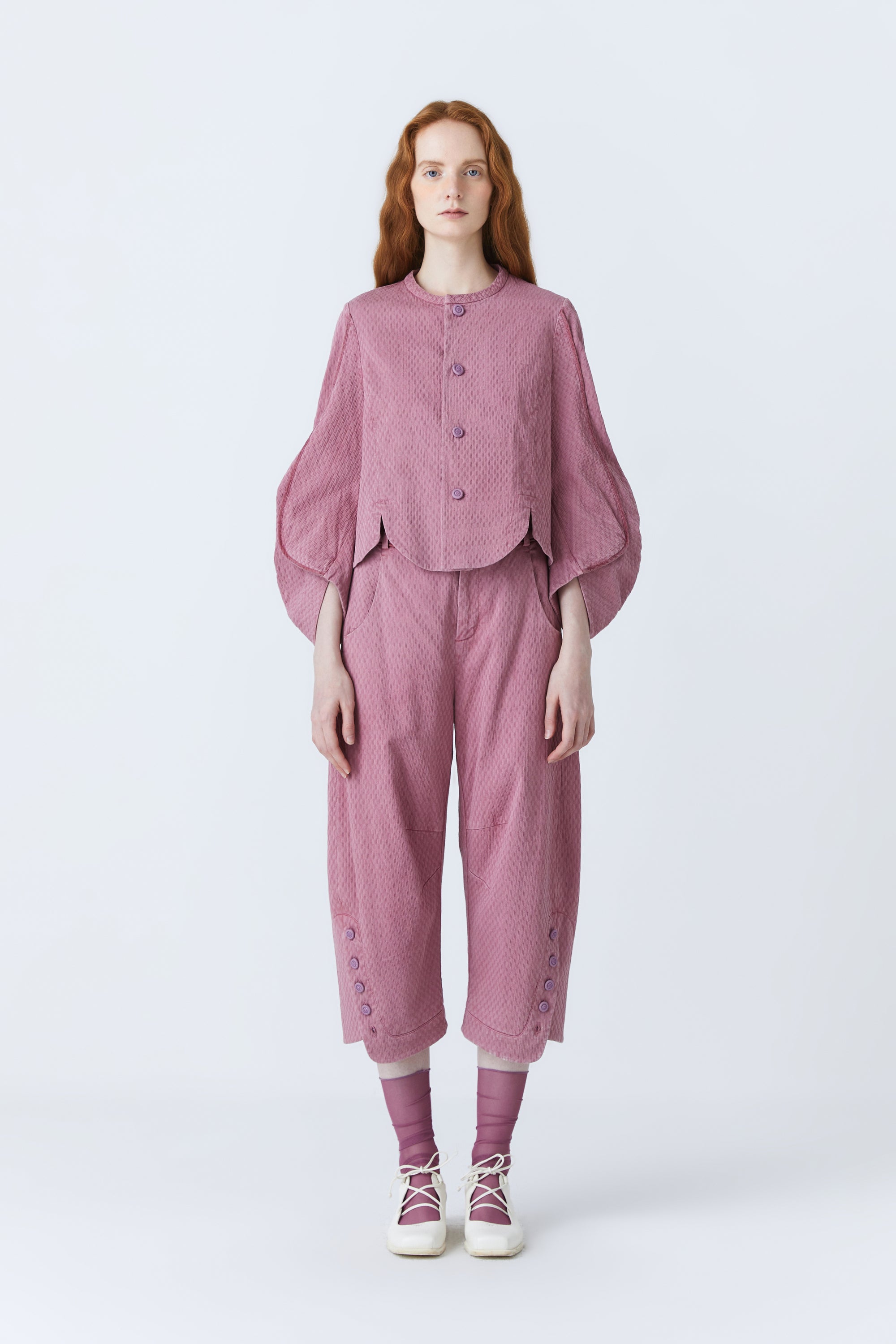 Haven herbal dye jacket in purple