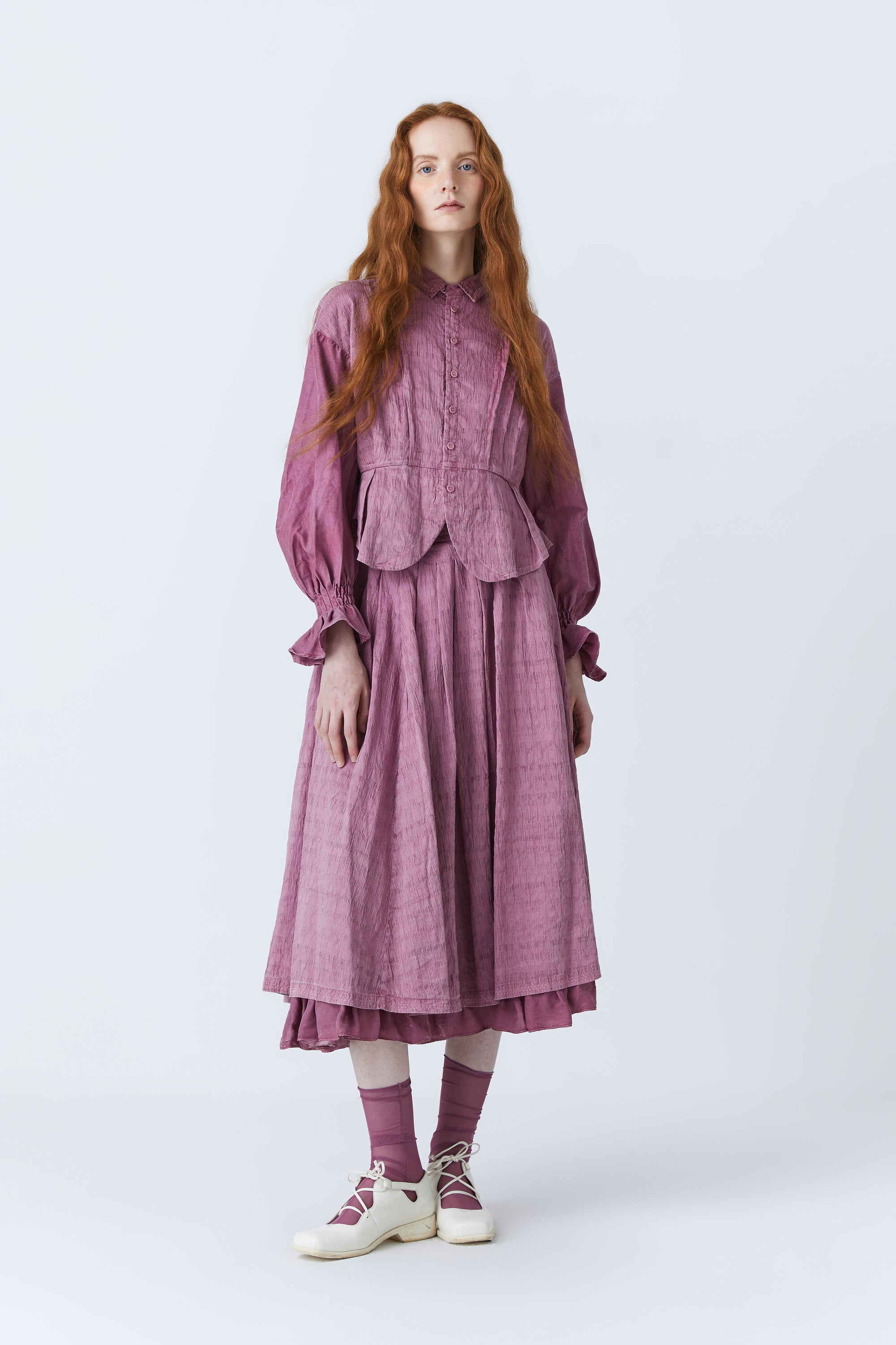 Harley herbal dye skirt in purple