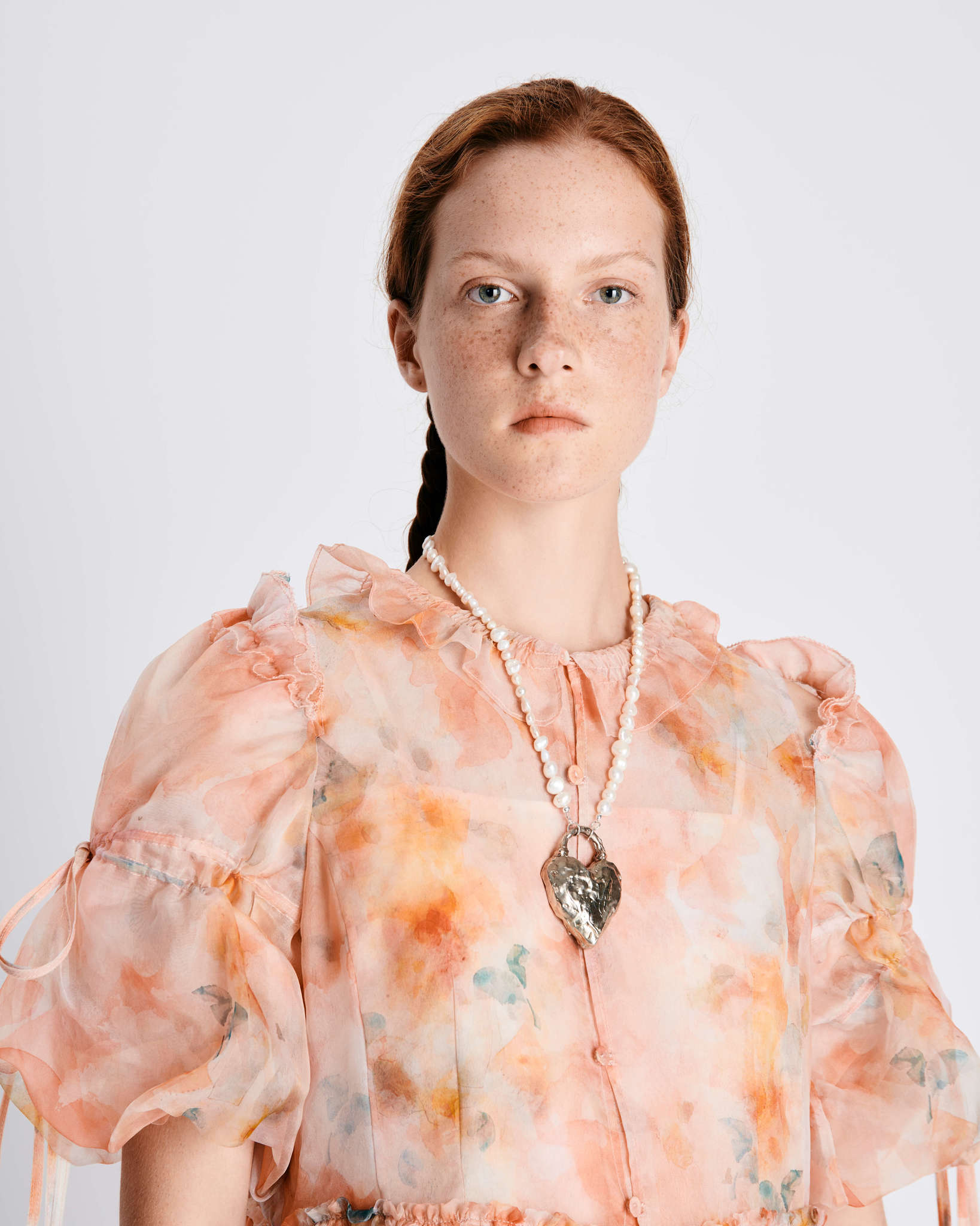 Heart and Pearl necklace